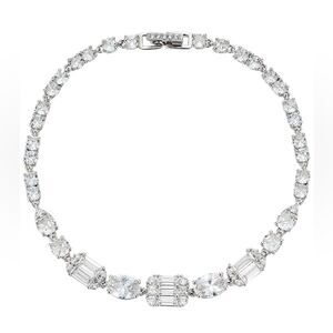 Eliot Danori
Silver-Tone Cubic Zirconia Line Bracelet